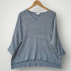 🎉5 for $45 🎉 Ee Some Knit Top Blouse Shirt Size S/M Gray